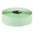 A roll of Lizard Skins DSP Bar Tape V2 - 1.8 MM in light green, featuring a textured, shock-absorbing grip and black end cap—ideal for extra comfort on your cycling rides.