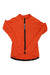 An orange cycling jersey with a black front zipper and "GOPE" printed vertically, shown on a white background. Inspired by the Gorewear Womens Torrent Long Sleeve Jersey and features moisture-wicking comfort.