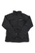The Eddie Bauer Women's Microtherm 2.0 Down Jacket is black, quilted, lightweight, and puffy with a front zipper, stand-up collar, long sleeves, and the Eddie Bauer logo on the left chest.