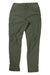 The Black Diamond Women's Technician Alpine Pant is an olive green, lightweight alpine pant featuring button and zipper closure, two front pockets, a zippered right thigh pocket, subtle stitching, and weather-resistant fabric with a slightly wrinkled look.