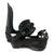 The Union Atlas Pro Snowboard Binding - 2025 in black features adjustable straps, highback support, and Union Bindings branding on the base and side.