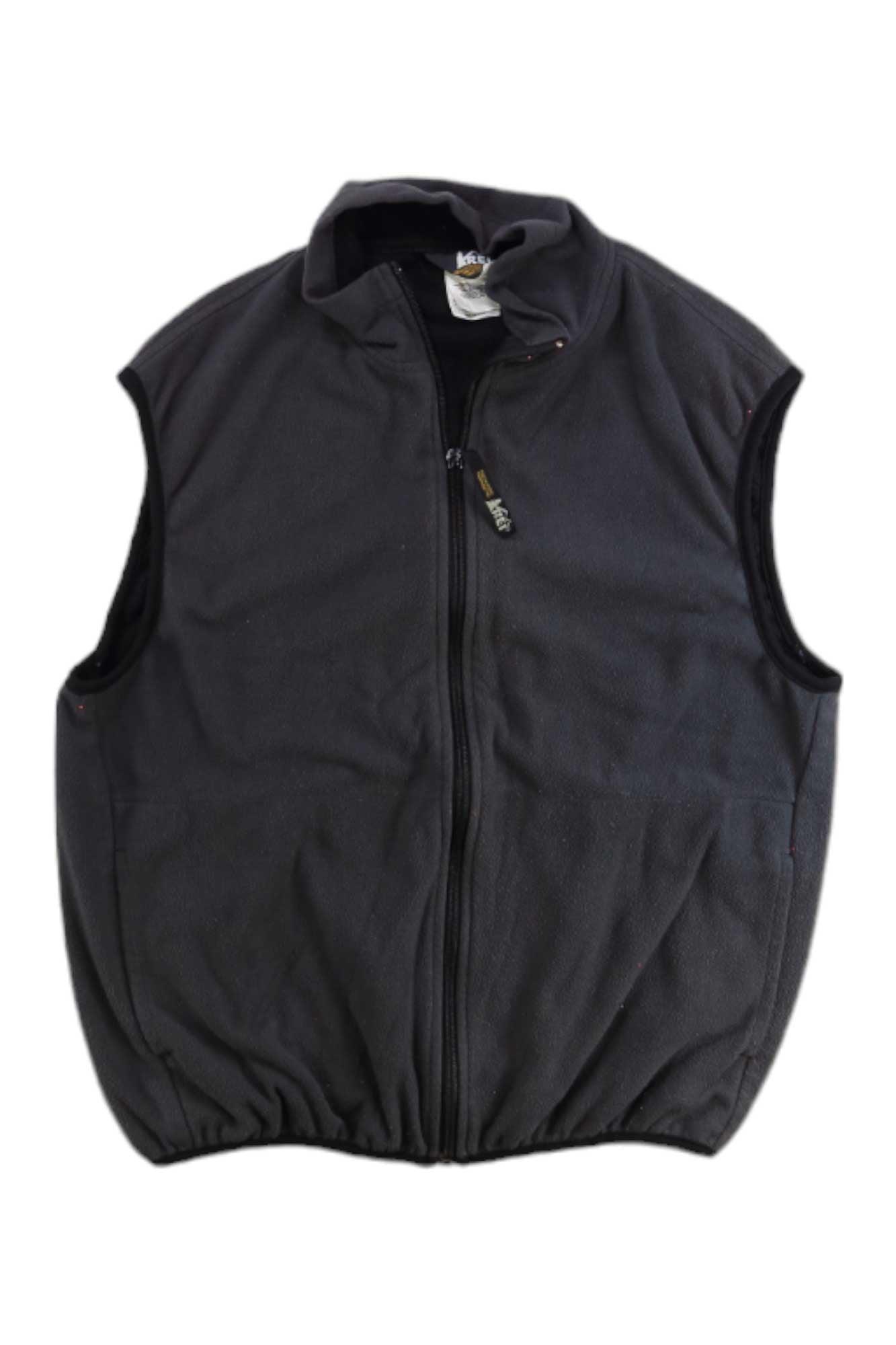 Mens REI Full Zip Fleece Lined Vest REI