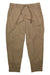 Men's flax ripstop pants with drawstring waist and tapered legs