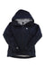 The Women's Exposure/2 GORE-TEX PACLITE Jacket is a black waterproof women's jacket featuring a front zipper, subtle chest logo, and adjustable cuffs, shown laid flat on a white background.