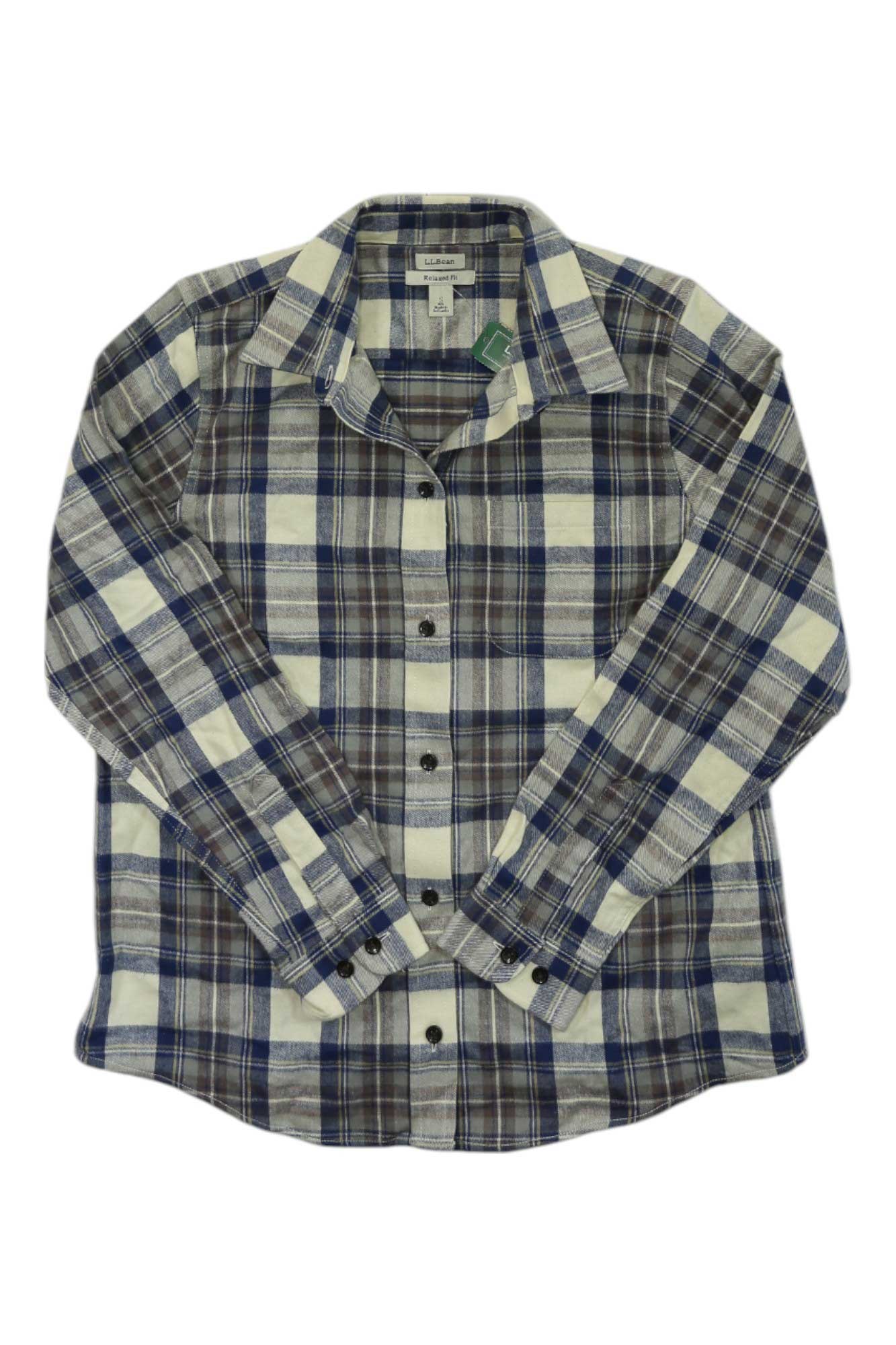 L.L.Bean Womens Scotch Plaid Shirt L.L.Bean