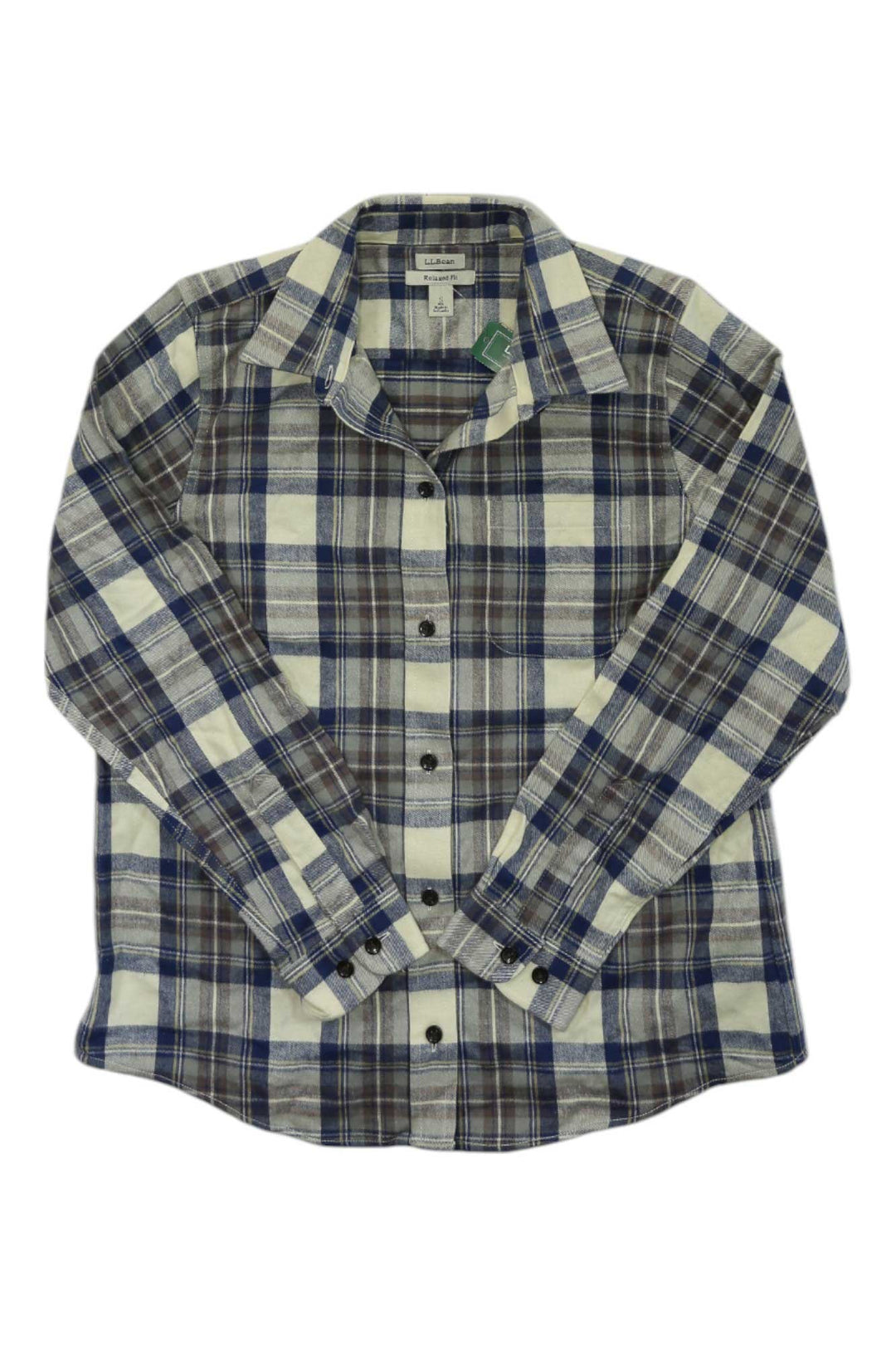 L.L.Bean Womens Scotch Plaid Shirt L.L.Bean