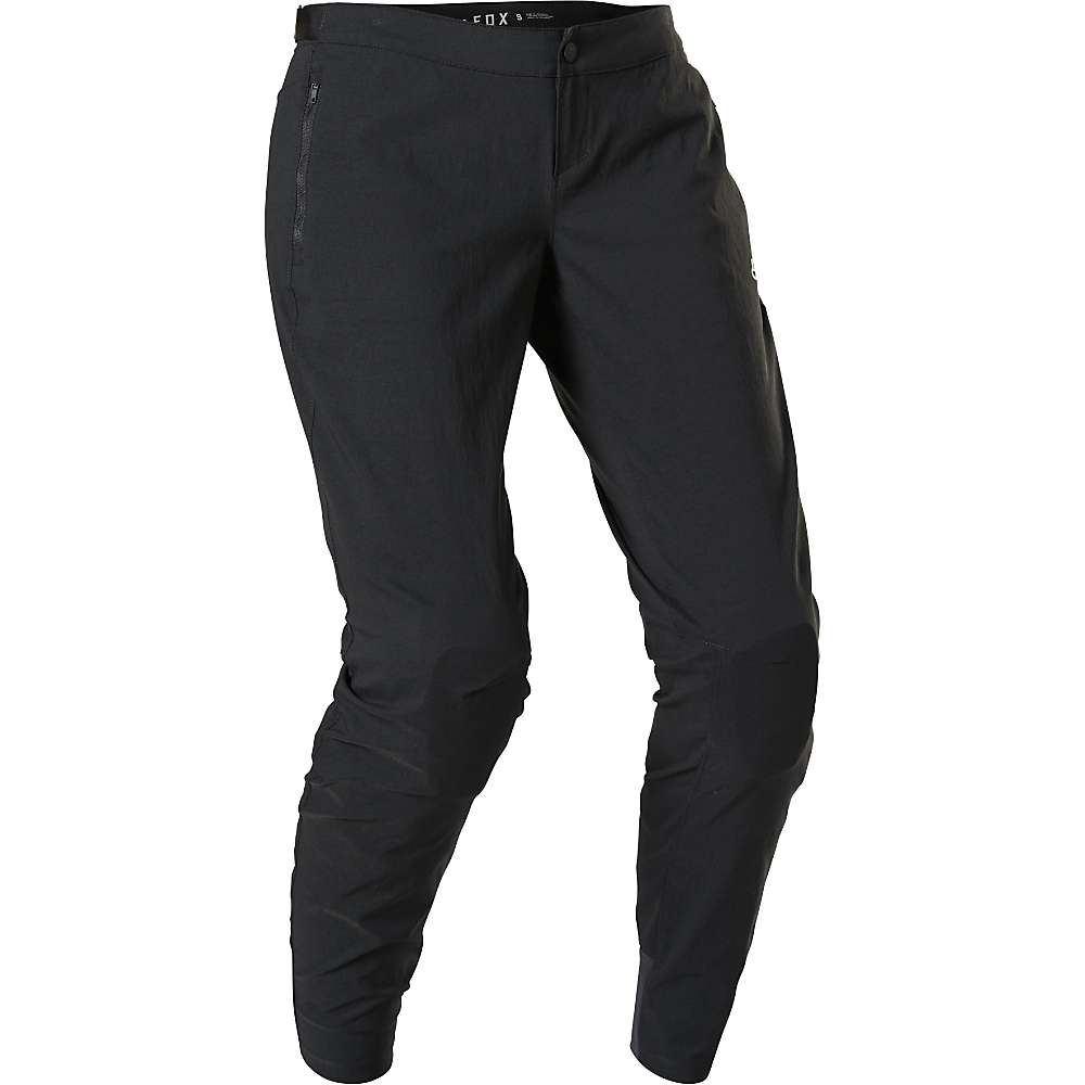 Fox women's ranger pants, dark black, tapered leg with front and side pockets