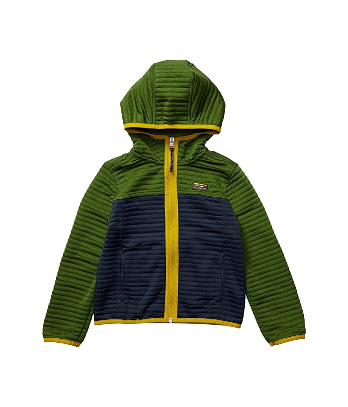 L.L.Bean Little Kids Airlight Full Zip Colorblock Hoodie