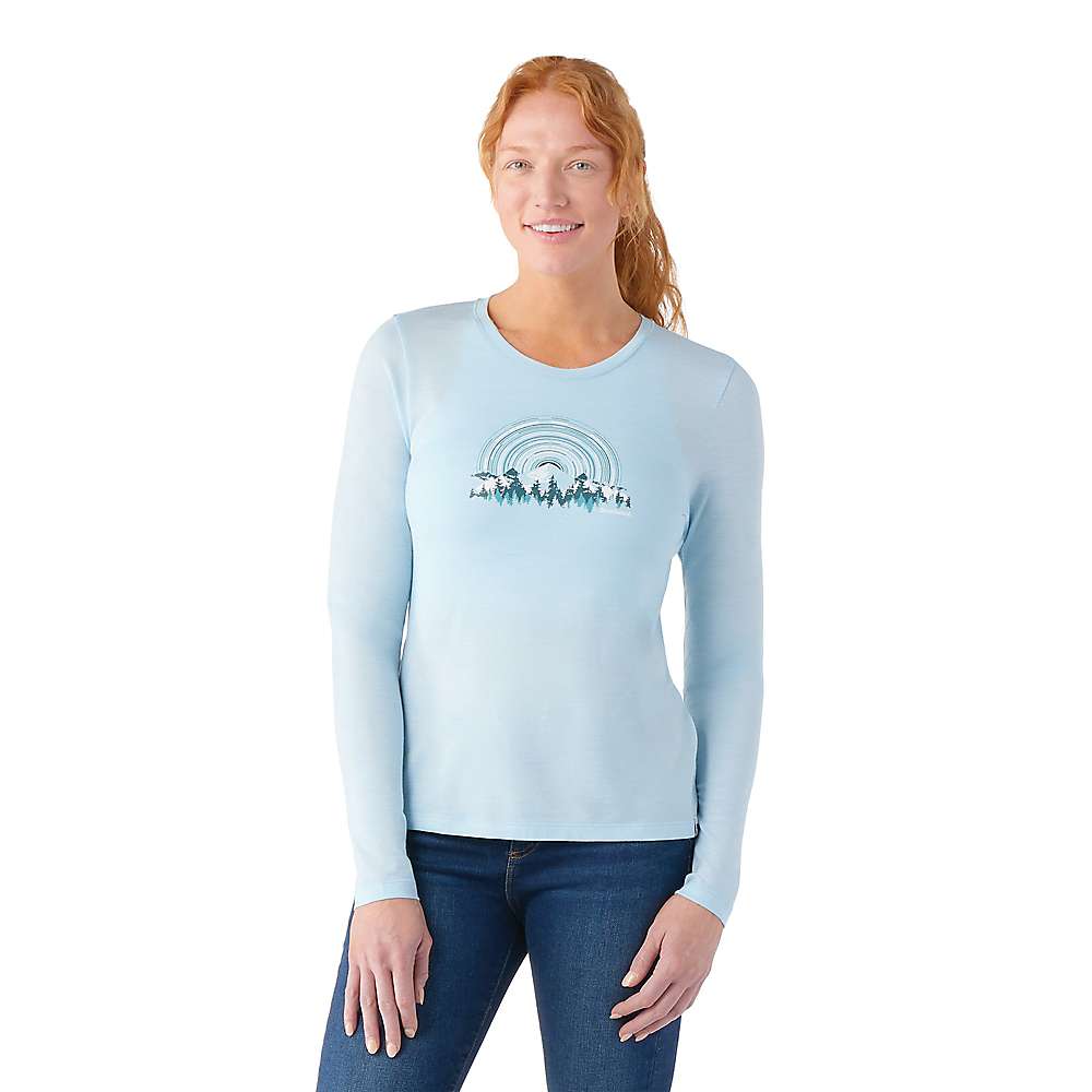 Smartwool Womens Never Summer Mountains Graphic LS Tee