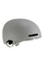 The POC Sports Corpora Helmet in matte gray has an ABS shell, top ventilation holes, directional airflow, an adjustable chin strap, and a rectangular front vent.