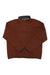 The Orvis Men's Trout Bum Quilted Snap Sweatshirt features long sleeves, a high collar with four-button placket, and dark trim at the collar and cuffs—ideal for outdoor adventures.
