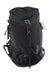 Women's hiking backpack, dark gray with Rab logo and front buckle straps