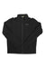 Men's black softshell jacket with full zip and stand collar, HH logo on chest