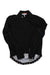 The Pro Team Race Cape is a lightweight, long-sleeve black cycling jacket with a high collar, reflective trim, interior lining, and an elastic hem with white markings, shown flat against a white background.