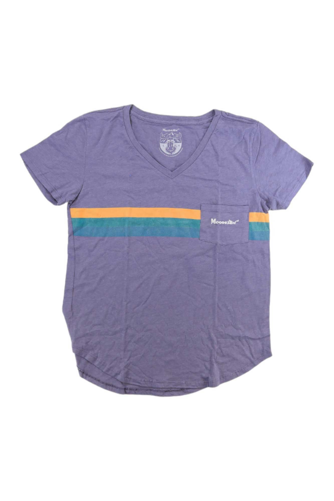 Moosejaw Womens Peak Original Flowy V-Neck SS Pocket Tee Moosejaw