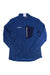The Mammut Mens Aenergy Light ML Half Zip Pullover in blue features long sleeves, a zippered chest pocket, Polartec fleece fabric, and the Mammut logo in white on the left chest.