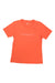 Women's cotton T-shirt, coral orange with Norrona logo on chest