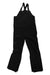 Men's Refuge Pro bib overalls in black, adjustable straps and front zipper