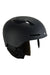 Bicycle MIPS helmet, matte black shell with black chin strap and top vent
