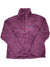 The Womens Los Gatos 1/4-Zip Fleece is a plush, long-sleeve, purple pullover made from recycled polyester fleece with a small rectangular logo patch on the chest.