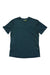 The Craft Sportswear Mens ADV Essence SS Tee is a dark green short-sleeve running shirt with a crew neck, laid flat on a white background. Made from soft recycled polyester, it offers moisture-wicking comfort and minimal visible detailing.