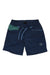 Women's 8-inch board shorts, dark navy with drawstring waist and side pocket