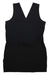 Women's Sunkissed Liv dress, sleeveless V-neck solid black with tie waist