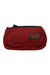 The Mystery Ranch Forager Hip Pack in red features a black logo patch on the front, shown against a white background.