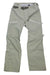 The Arc'teryx Women's Sentinel Pant in light gray features a built-in belt, front thigh zip pockets, and articulated knees. Shown laid flat on white. Ships to US addresses only.