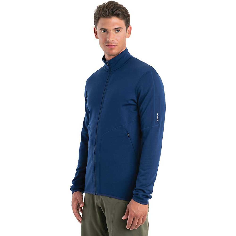 Icebreaker Mens Merino 560 Realfleece Elemental II LS Zip Jacket Icebreaker