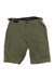 Men's ranger shorts with liner, olive green, belt strap, button fly, Fox logo at hem