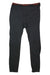 The Simms Mens Lightweight Baselayer Bottom features black thermal leggings with an orange waistband, made from quick-dry polyester—ideal for men's fitness and active wear.
