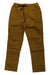 Men's earth brown ripstop mountain pants with cargo pockets and drawstring waist