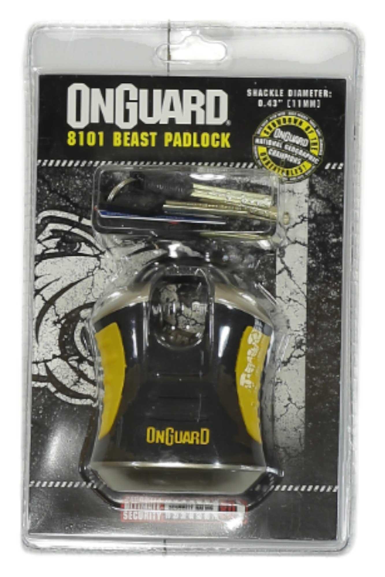 OnGuard Beast Key PadLock Onguard