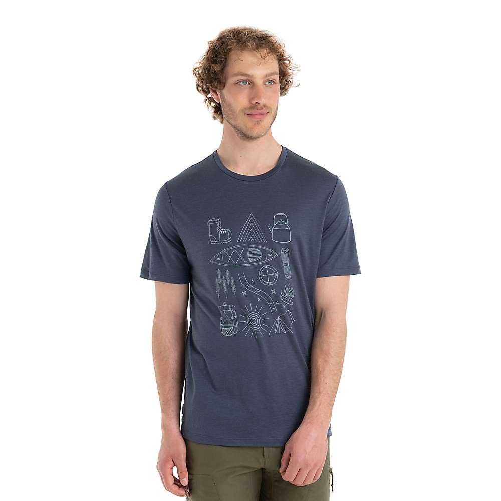 Icebreaker Mens Merino 150 Tech Lite II Camp Essentials SS Tee Icebreaker