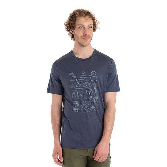 Icebreaker Mens Merino 150 Tech Lite II Camp Essentials SS Tee Icebreaker