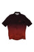 The Rapha Mens Super Lightweight Jersey is a short-sleeve cycling jersey with a front zipper, showcasing a gradient from dark burgundy to deep red, and the Rapha logo embroidered on the left chest.