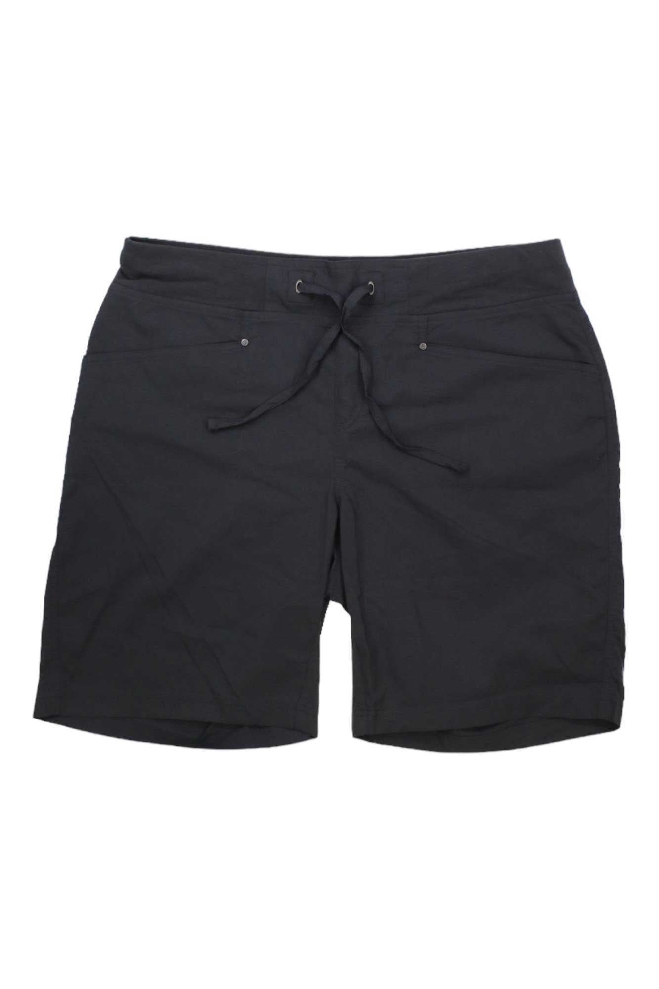 Women's jammer 9-inch shorts, black with drawstring waist and side pockets