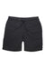 Women's jammer 9-inch shorts, black with drawstring waist and side pockets