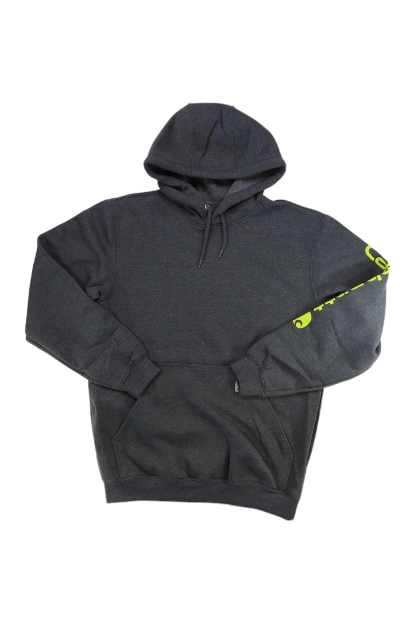 Carhartt Mens Midweight Signature Sleeve Logo Hooded Sweatshirt Carhartt