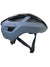 The Smith Network MIPS Helmet in light blue and black features a sleek, aerodynamic design with adjustable black straps, shown from the side on a white background, and provides advanced MIPS protection for cyclists.
