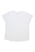 Women's white short-sleeve performance tee, crew neckline