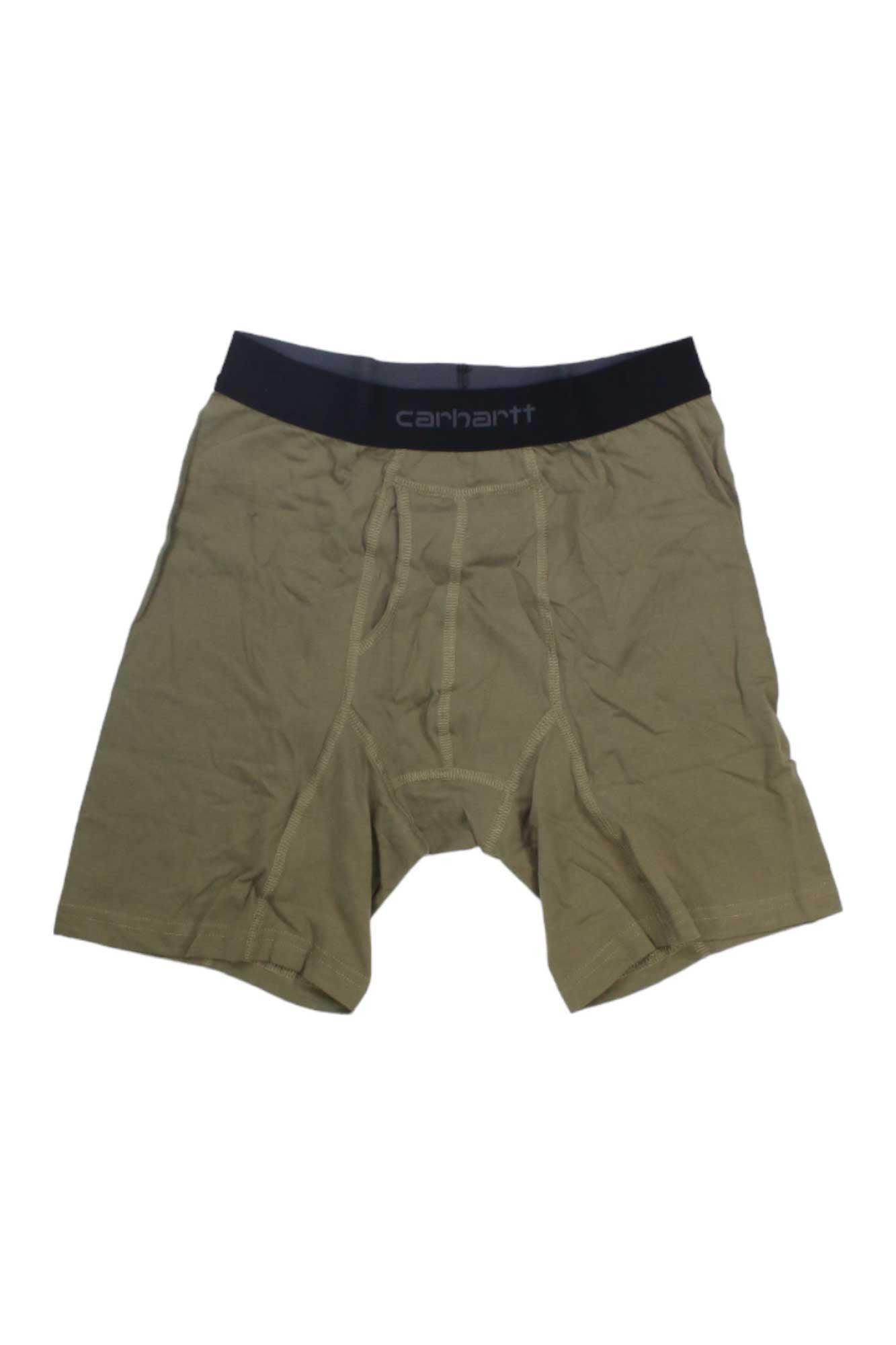 Carhartt Mens 8 Inch Basic Cotton-Poly Boxer Brief 2 Pack Carhartt