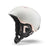 Light grey MIPS ski helmet with chin strap and vented ear pads