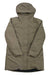 Norrona women's Oslo insulated parka with hood, zip front, winter twig taupe