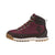 Women’s waterproof textile boot, boysenberry shaft, dark heel collar, and tread sole