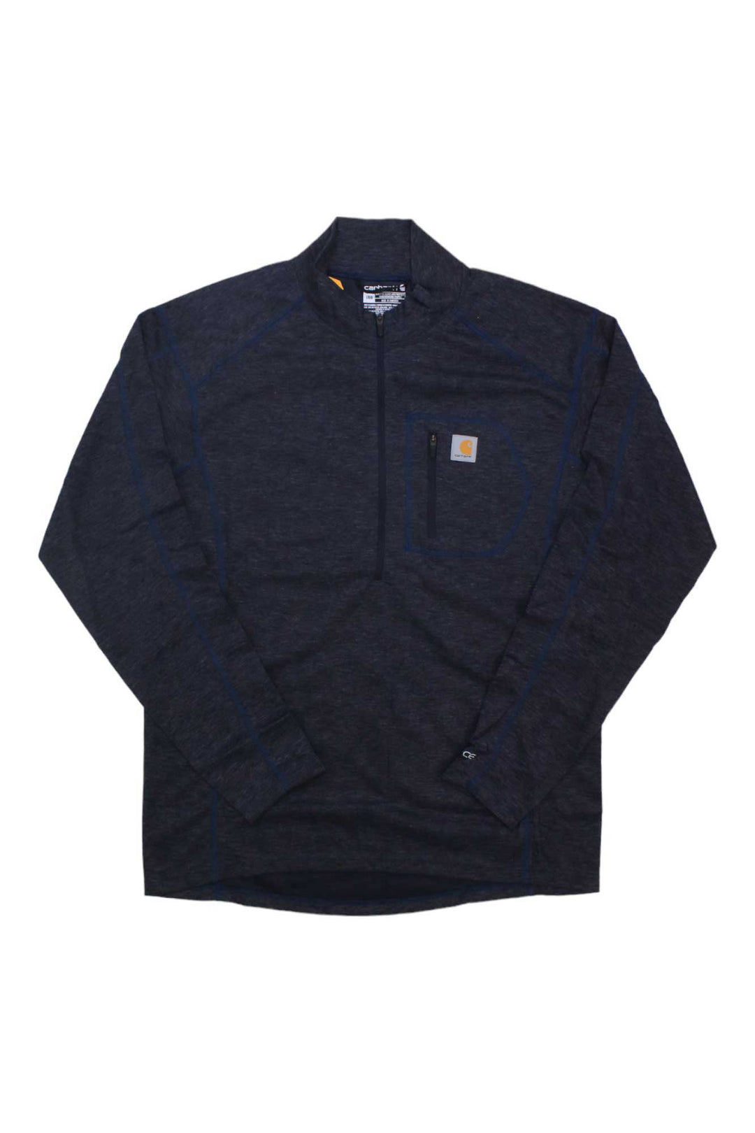 Carhartt Mens Base Force Midweight Poly-Wool Quarter-Zip Pocket Top Carhartt
