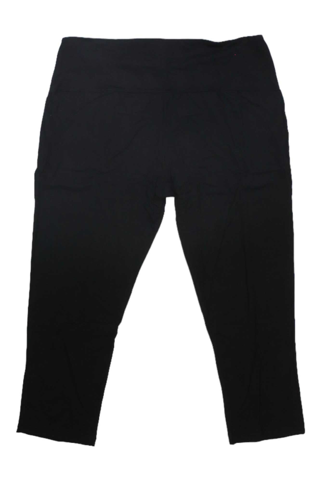 The Boody Womens Active 3/4 Legging features a mid-rise waist, wide waistband, and pockets—ideal for hiking and fitness sessions.