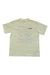Women’s short-sleeve crew-neck tee in pale light green with embroidered chest logo.