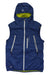 Ortovox men's Swisswool Piz Boe vest, dark navy hooded quilted sleeveless jacket